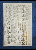 Rakhi Golden Embossed stickers