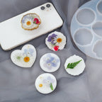 7 Cavity Pop Socket Or Keychain Mould