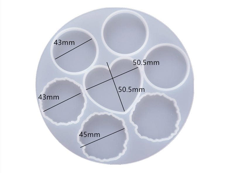 7 Cavity Pop Socket Or Keychain Mould