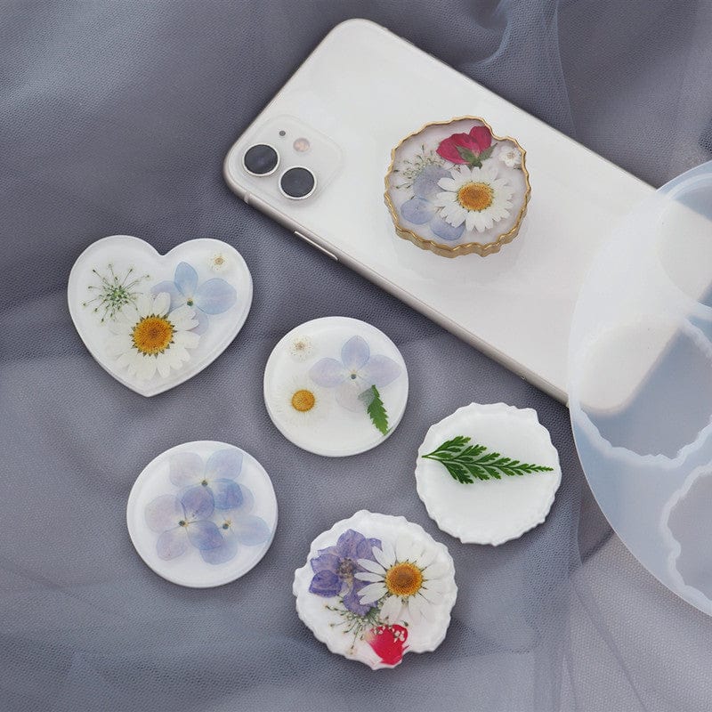 7 Cavity Pop Socket Or Keychain Mould