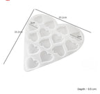 Heart Jewelry Keychain or Charm Mould