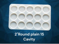 15 cavity 2 inch round mould