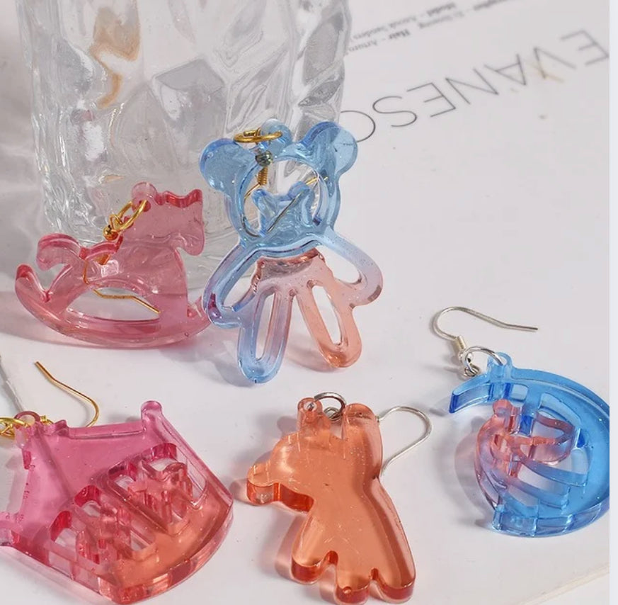 Cartoon Keychain And Earring Mould
