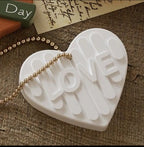 3D Love Heart Keychain Mould
