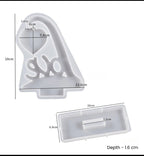 3D Love Heart Keychain Mould