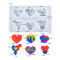 Love Heart Keychain Or Pendant Mould