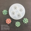 3D Cherry Blossom Flower Candle Mould (196)