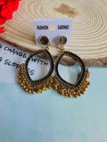 Resin jhumka base golden