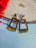 Resin jhumka base golden