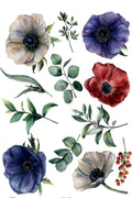 Flower design 2  Resin color sticker