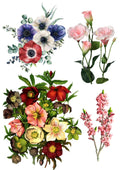Flower design 3 Resin color sticker