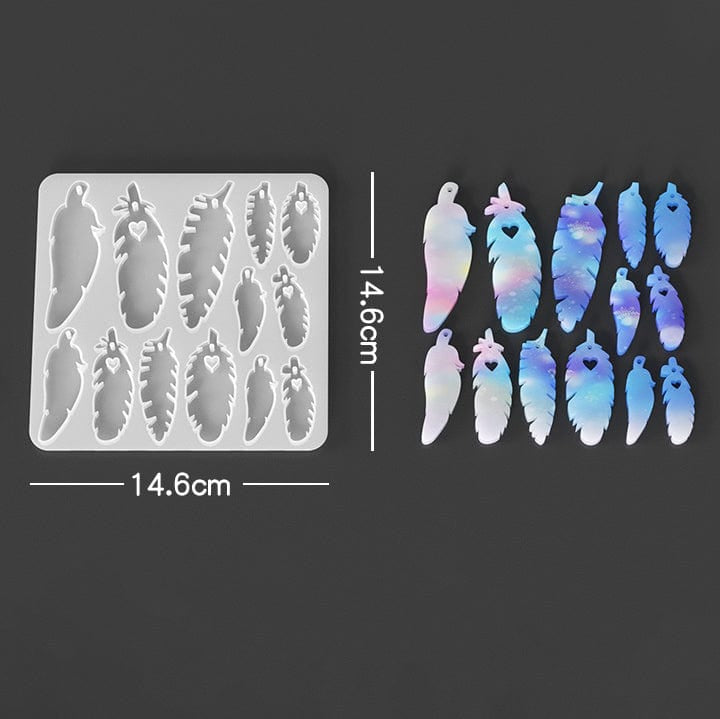 leaf jewelry mould