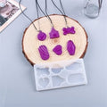 2 cavities bon tag or keychain mould