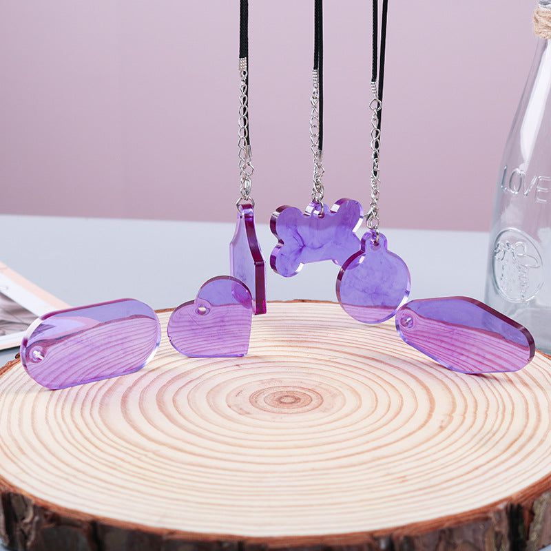 2 cavities bon tag or keychain mould