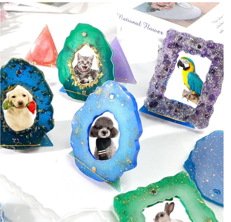 Geode Photo Frame  Mould