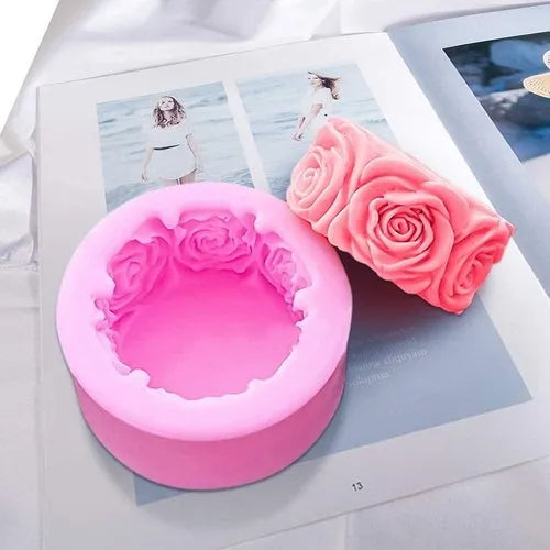 Rose Flower Candle Mould [022]