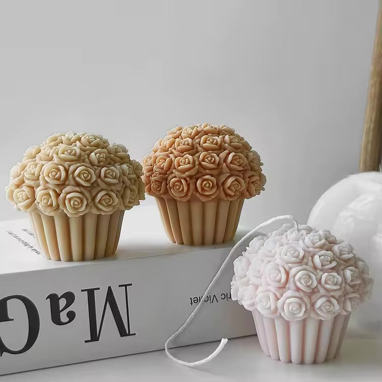 Rose Bouquet Candle Mould [146]