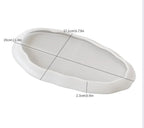 oval agate with boarder tray mould