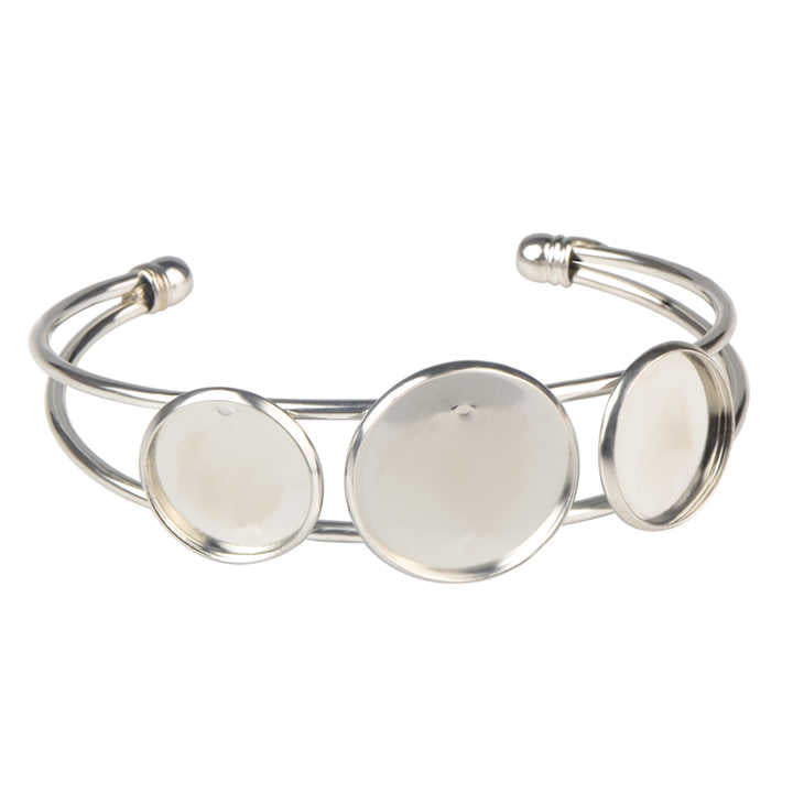 Kada bracelet base for resin