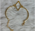 Resin Bracelet Base golden