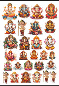 Resin color sticker