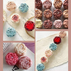 Close Peony 3D Flower Mould