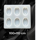 Oval  rakhi mould