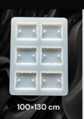 Rectangle agate rakhi mould