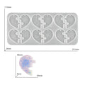 Broken heart jewelry mould