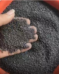 Black druzy sand