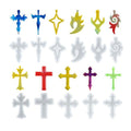 11 pieces cross pendant mould