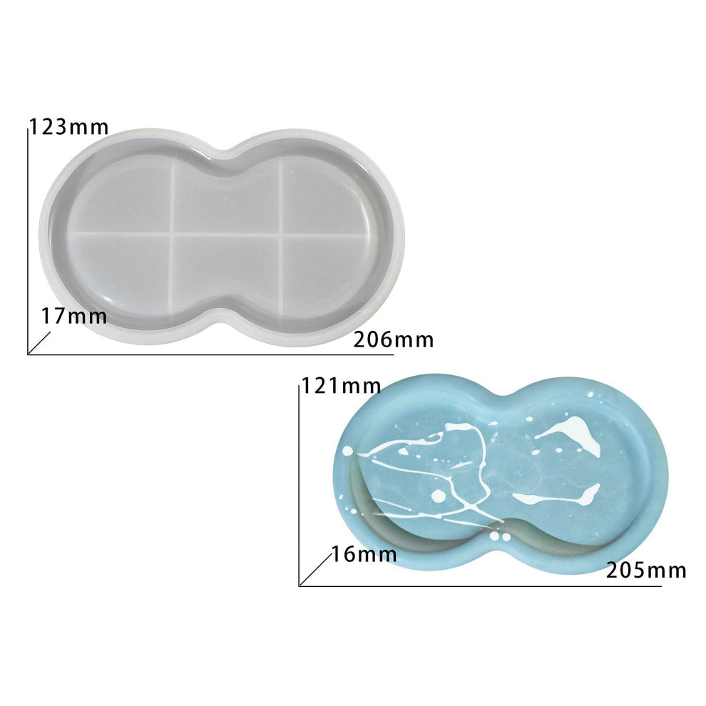 Wavy Round Trinket Tray Mould