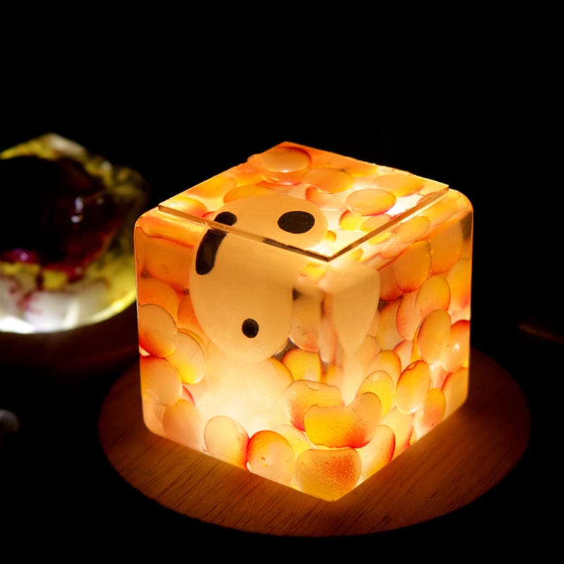 Cube shaped paper weight mould