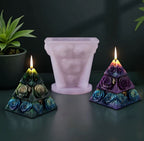 3D Psychic Flower Candle Mould (1009)