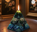 3D Psychic Flower Candle Mould (1009)