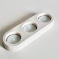3 cavities oval T-light mould Diwali