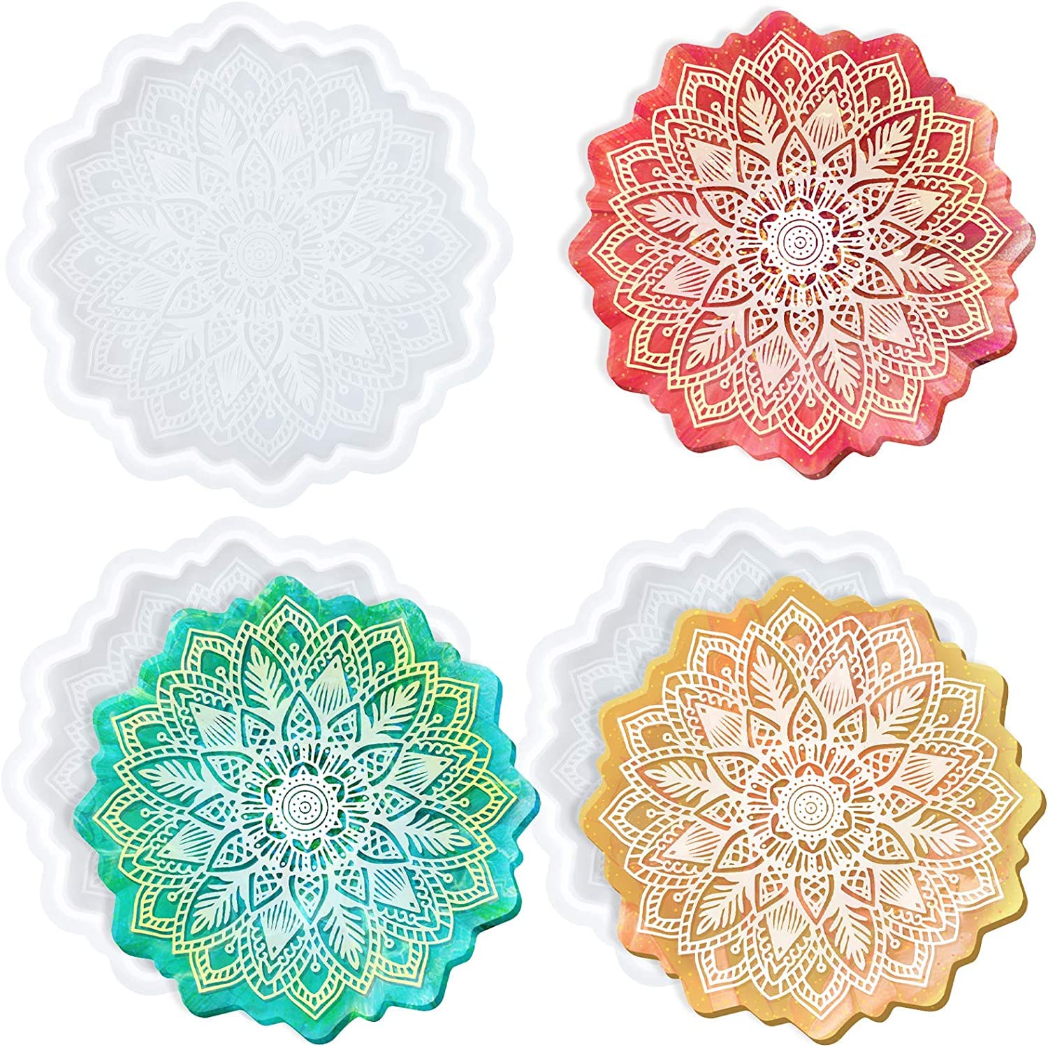 Mandala coaster mould
