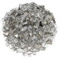 Reflective fire pit glass stone