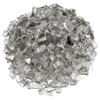 Reflective fire pit glass stone