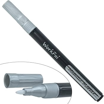 Thin tip metallic marker pen