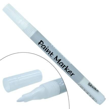 Thin tip metallic marker pen