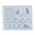 Geode Stone jewelry or keychain mould