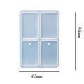 Rectangle coin plater or keychain mould