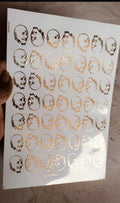 Guru ji Golden Embossed stickers