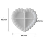 Heart bubble tray  mould