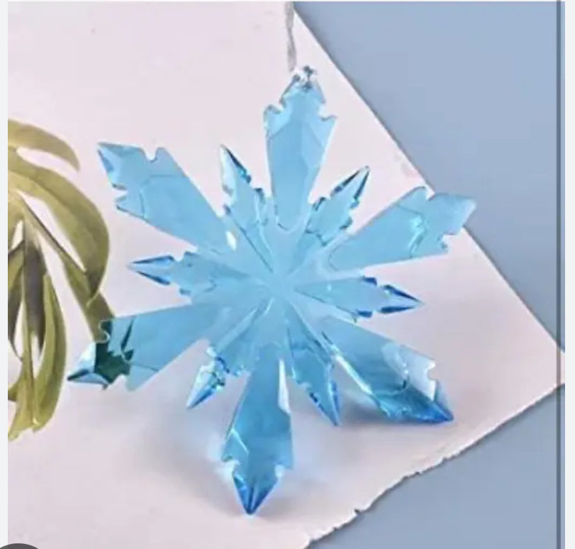 Snow flack hanging mould