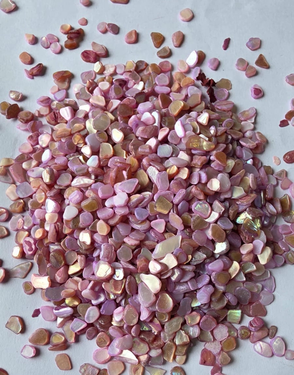 Shell chips stone