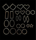 24 pieces mix bezel pack