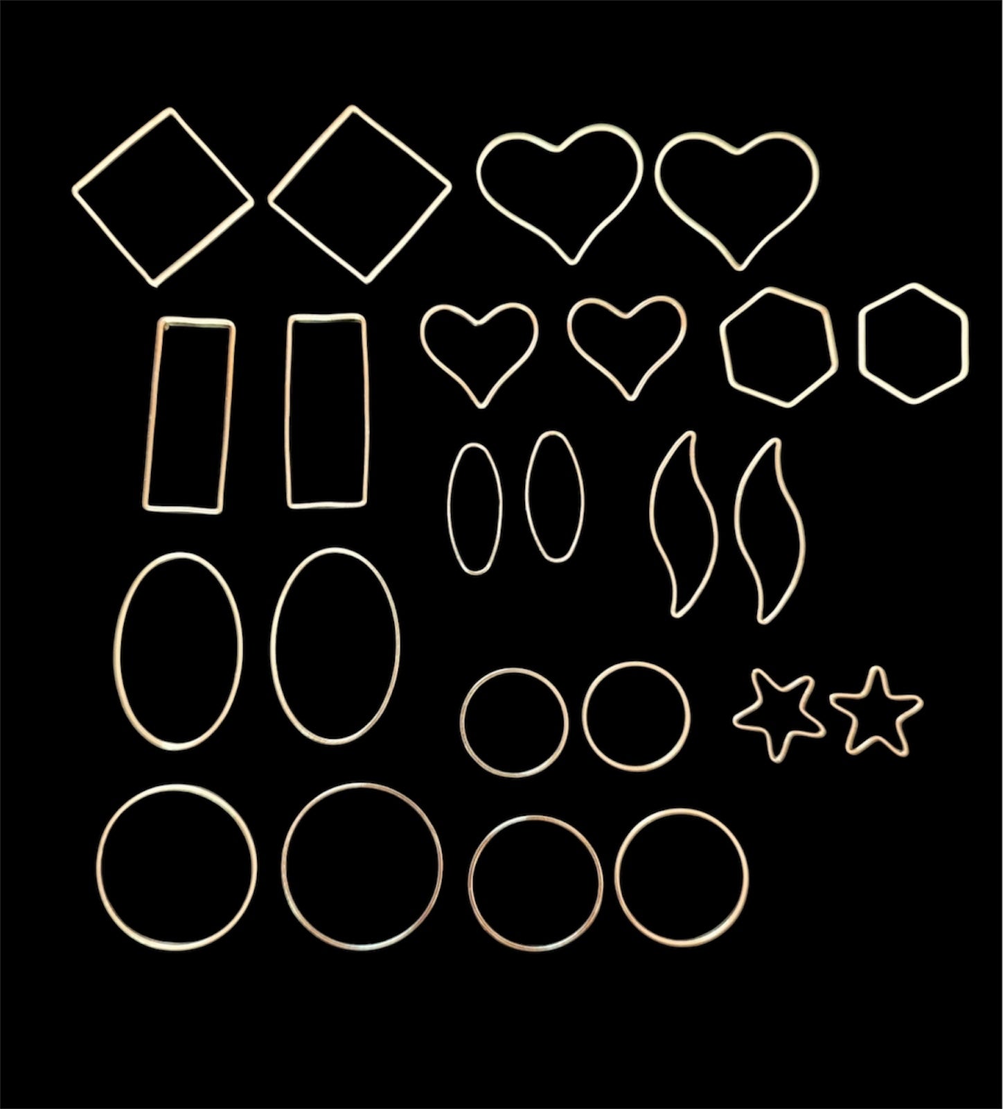 24 pieces mix bezel pack