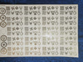 Spiritual Golden Embossed Stickers